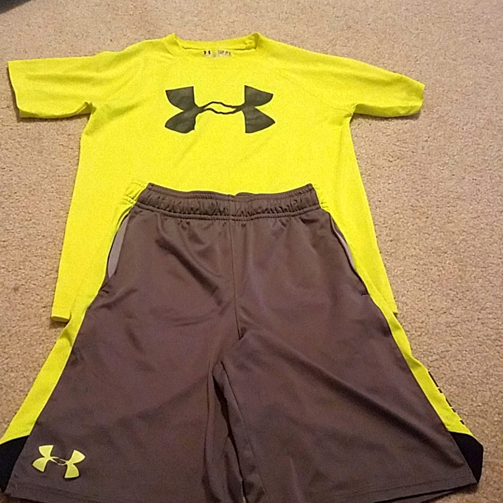 YSM Under Armour shorts and tee set